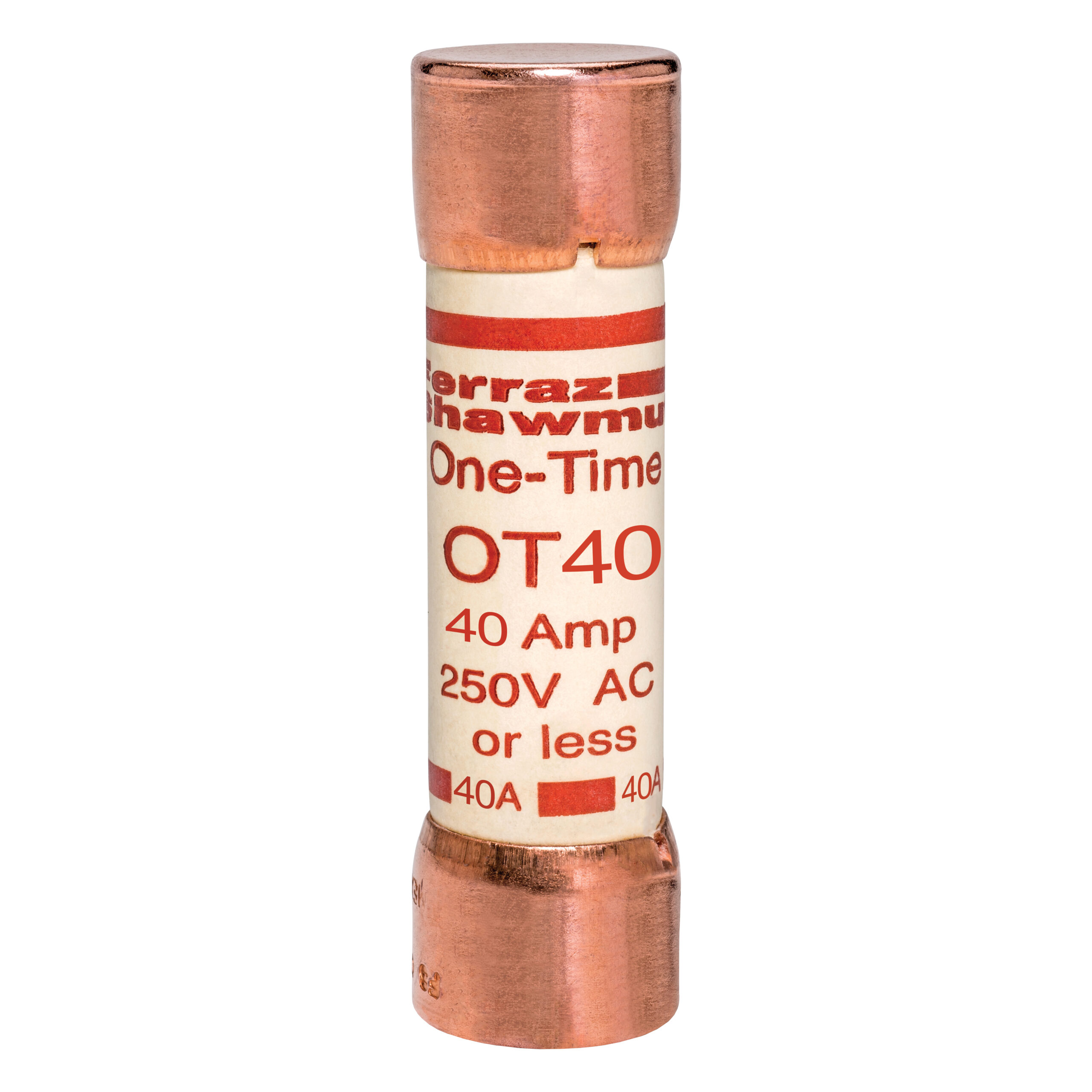 OT40 Mersen Fuse 40A 250VAC Cartridge Parts Distributor OT40 Mersen Fuse 40A 250VAC Cartridge
