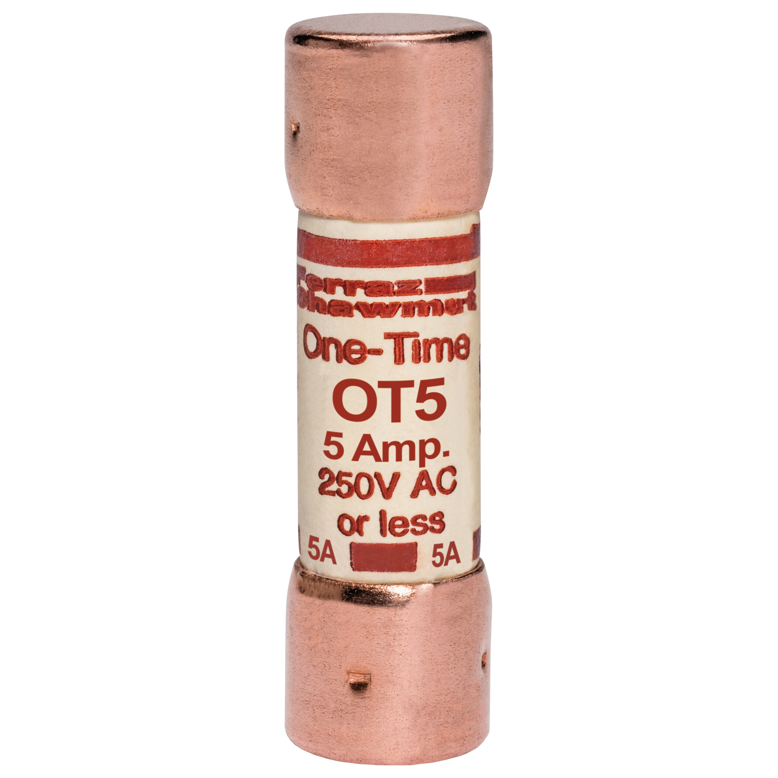 OT5 Mersen Fuse 5A 250VAC Cartridge Parts Distributor OT5 Mersen Fuse 5A 250VAC Cartridge