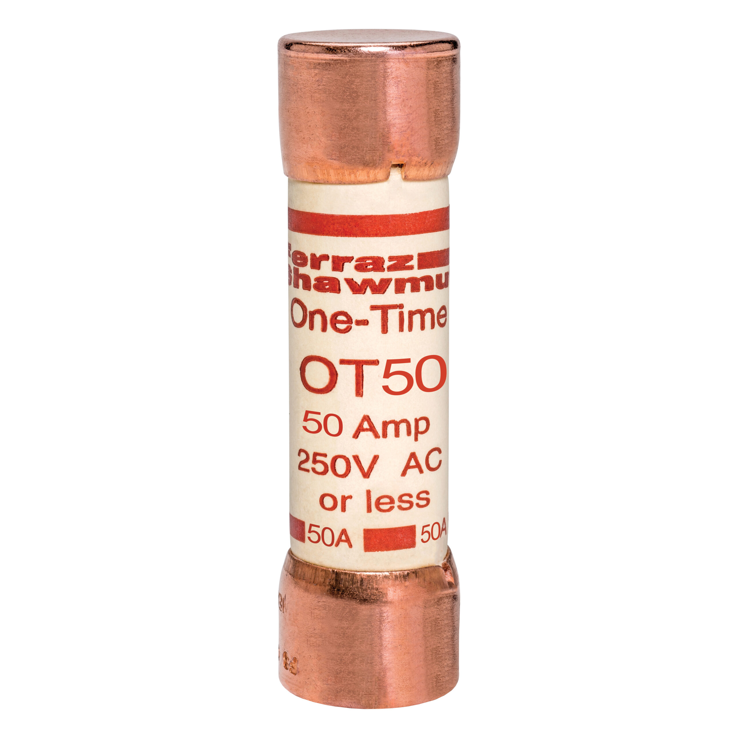 OT50 Mersen Fuse 50A 250VAC Cartridge Parts Distributor OT50 Mersen Fuse 50A 250VAC Cartridge