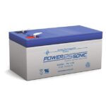 PS-1230 F1 PowerSonic Battery Lead Acid 12V 3.4AH Battery Parts Distributor PS-1230 F1 PowerSonic Battery Lead Acid 12V 3.4AH Battery