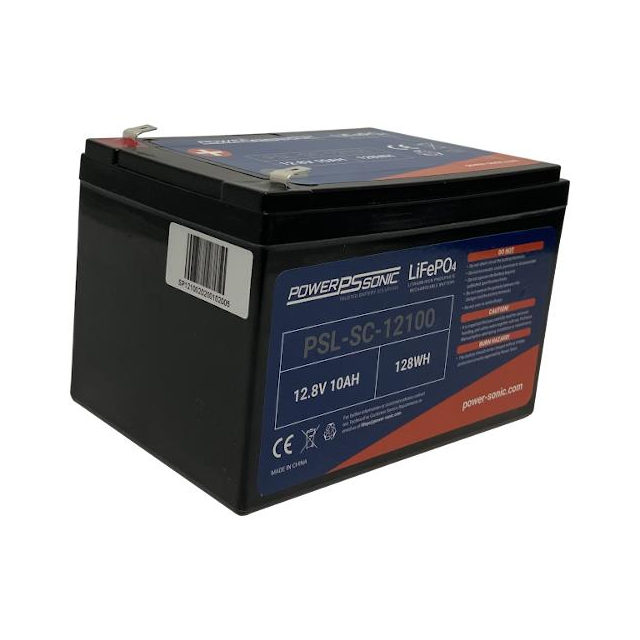 PSL-SC-12100 F2 PowerSonic Battery Lithium 12.8V 10AH Battery Parts Distributor PSL-SC-12100 F2 PowerSonic Battery Lithium 12.8V 10AH Battery