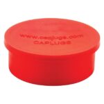ZAS13850AQ1 Caplugs Circular Cover Cap, Protective Red