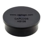 ZAS13850BQ1 Caplugs Circular Cover Cap, Protective Black