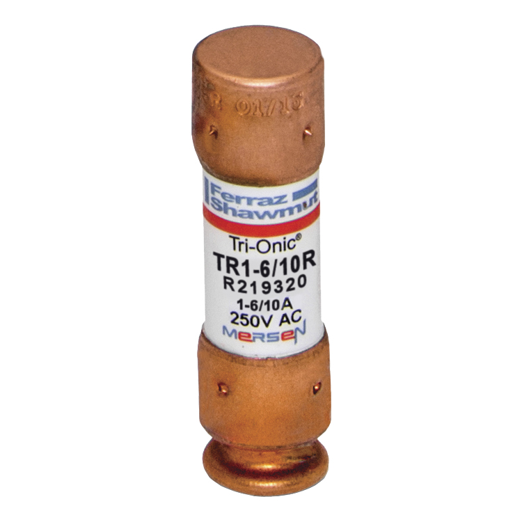 TR1-6/10R Mersen Fuse 1.6A 250VAC Cartridge Parts Distributor TR1-6/10R Mersen Fuse 1.6A 250VAC Cartridge