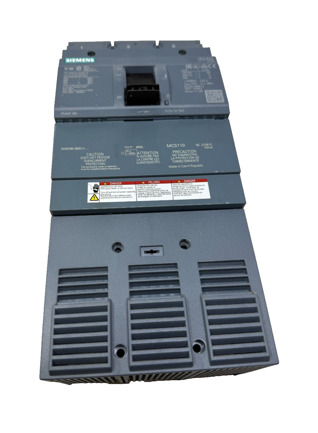 3VA6460-0HL31-0AA0 Siemens Circuit Breaker 480V 600A 3-Pole Parts Distributor 3VA6460-0HL31-0AA0 Siemens Circuit Breaker 480V 600A 3-Pole