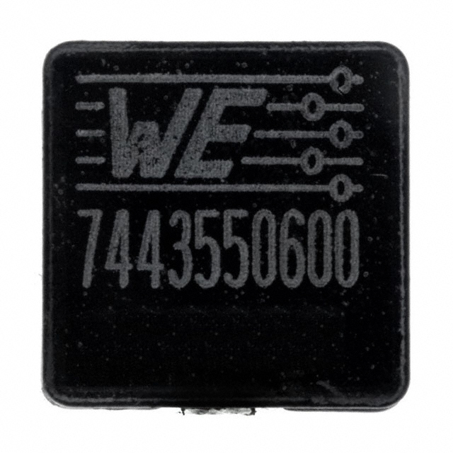 7443550600 Wurth Wirewound Inductor 6uH 9.5A SMD 1350 Parts Distributor 7443550600 Wurth Wirewound Inductor 6uH 9.5A SMD 1350