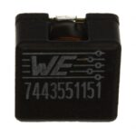 7443551151 Wurth Wirewound Inductor 15.4uH 9A SMD 1365 Parts Distributor 7443551151 Wurth Wirewound Inductor 15.4uH 9A SMD 1365