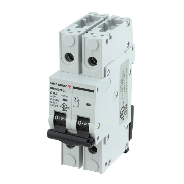 GMB632PC3 Carlo Gavazzi Circuit Breaker 240V 3A 2 Pole Parts Distributor GMB632PC3 Carlo Gavazzi Circuit Breaker 240V 3A 2 Pole