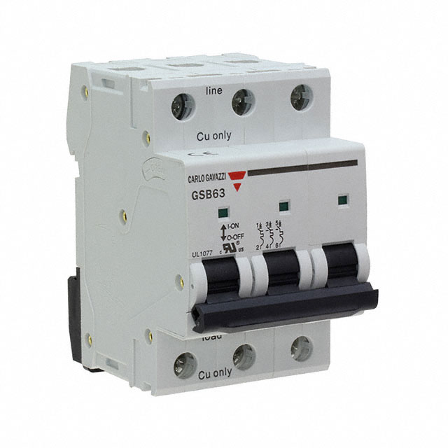 GSB633PC4 Carlo Gavazzi Circuit Breaker 480V 4A 3 Pole Parts Distributor GSB633PC4 Carlo Gavazzi Circuit Breaker 480V 4A 3 Pole