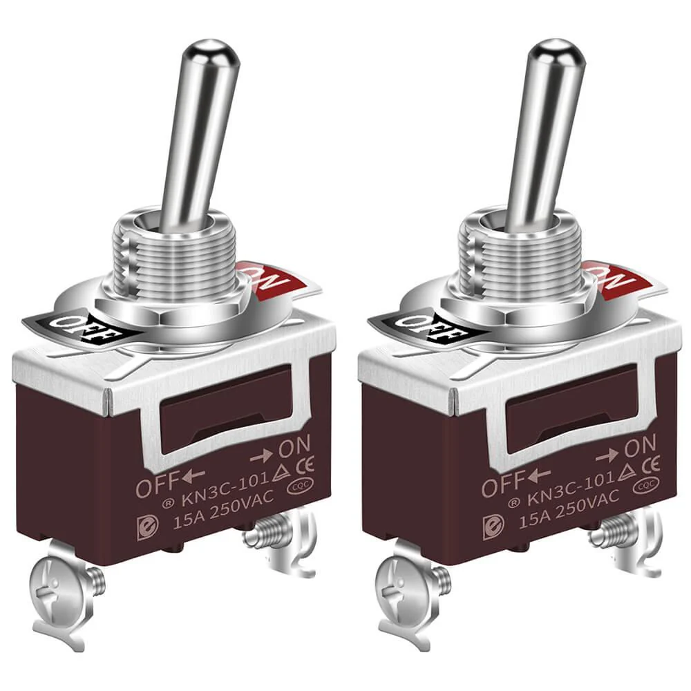 KN3C-101AA Daier Toggle Switch 15A 250V SPST Parts Distributor KN3C-101AA Daier Toggle Switch 15A 250V SPST