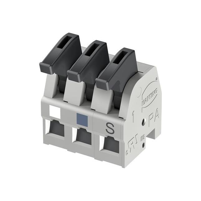 14310316201201 Harting Terminal Block 3 Position Parts Distributor 14310316201201 Harting Terminal Block 3 Position