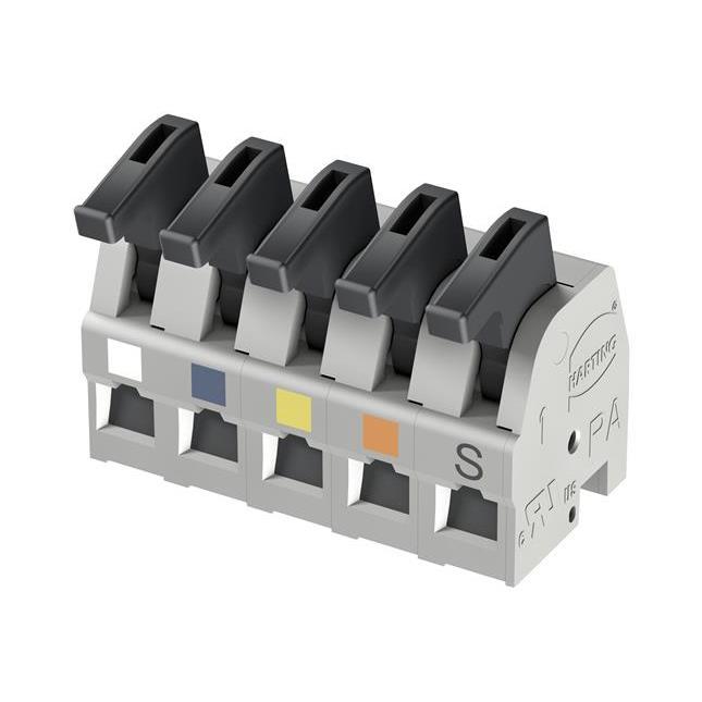 14310516201201 Harting Terminal Block 5 Position Parts Distributor 14310516201201 Harting Terminal Block 5 Position