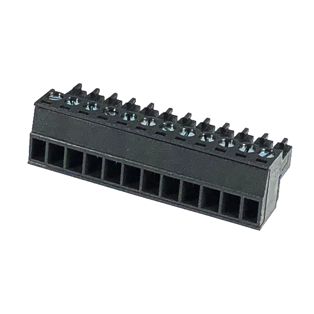 EC350V-12P-BK Dinkle Terminal Block 12 Position Parts Distributor EC350V-12P-BK Dinkle Terminal Block 12 Position