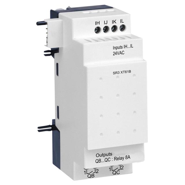 SR3XT61B Schneider I/O Module 24VAC DIN Rail Parts Distributor SR3XT61B Schneider I/O Module 24VAC DIN Rail