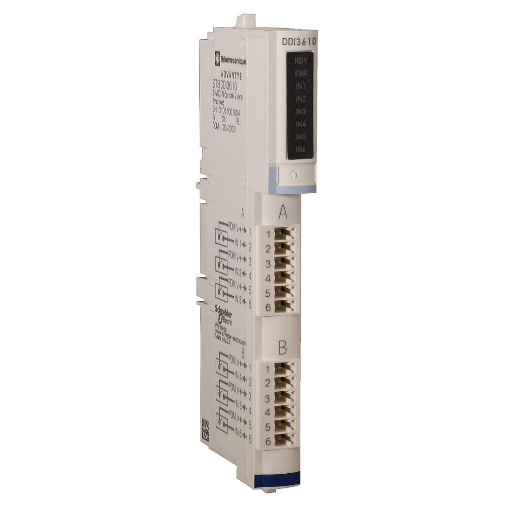 STBDDI3610K Schneider Input Module 24VDC DIN Rail Parts Distributor STBDDI3610K Schneider Input Module 24VDC DIN Rail
