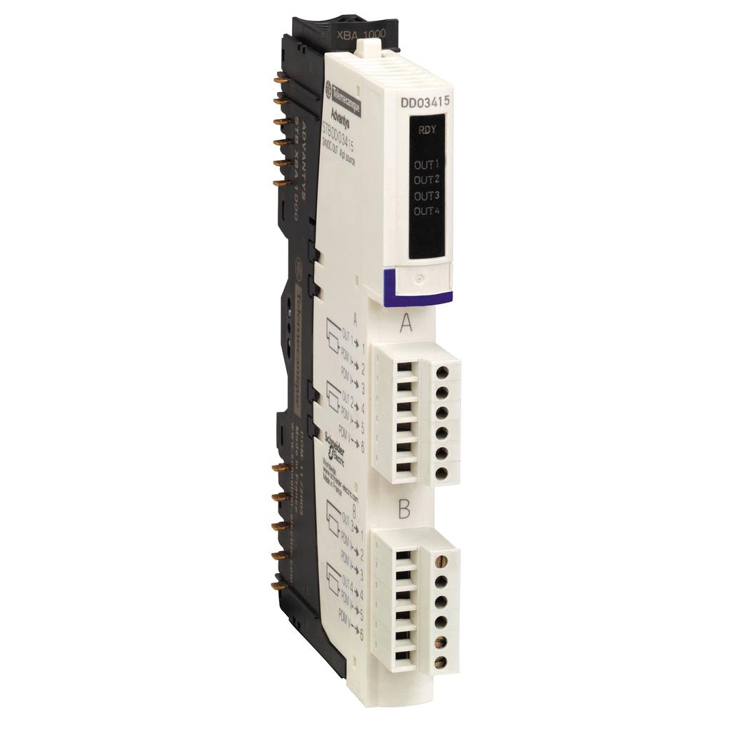 STBDDO3415K Schneider Output Module 24VDC DIN Rail Parts Distributor STBDDO3415K Schneider Output Module 24VDC DIN Rail