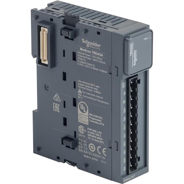 TM3AQ4 Schneider Output Module 24VDC DIN Rail Parts Distributor TM3AQ4 Schneider Output Module 24VDC DIN Rail