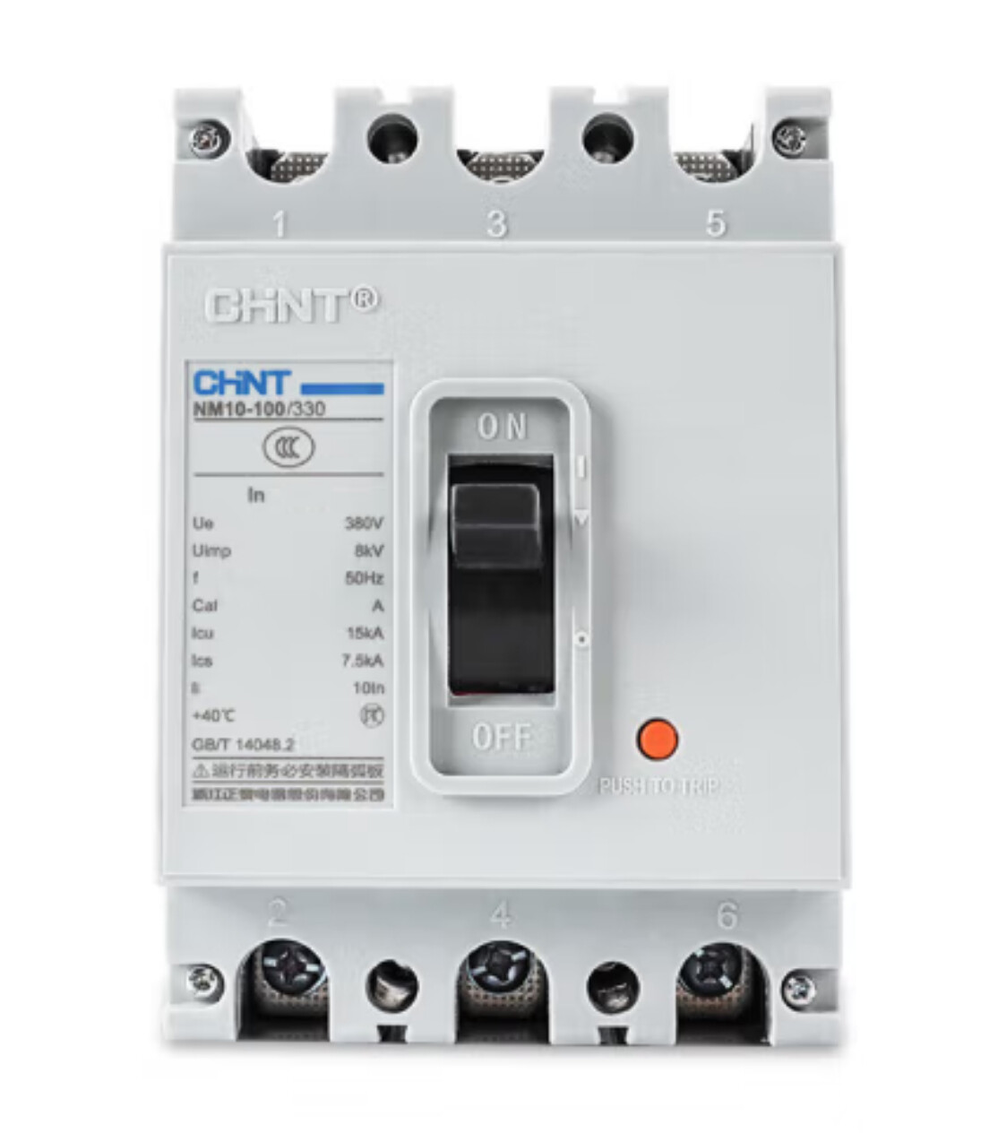 NM10-600/330 400A Chint Circuit Breaker 400A 480V 3-pole Parts Distributor NM10-600/330 400A Chint Circuit Breaker 400A 480V 3-pole