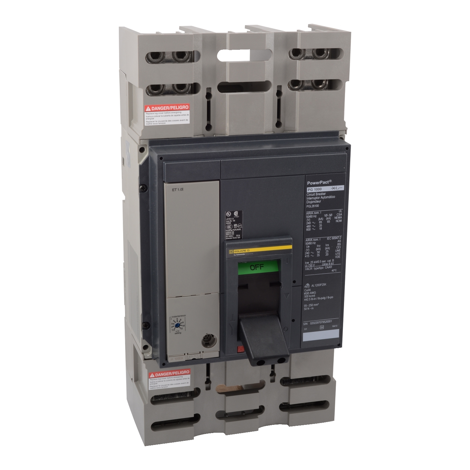 PJF36080U31A Square-D Circuit Breaker 800A 600V 3-Poles Parts Distributor PJF36080U31A Square-D Circuit Breaker 800A 600V 3-Poles