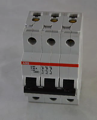 S203-Z50 ABB Miniature Circuit Breaker 50A 480Y/277VAC 3 Pole Parts Distributor S203-Z50 ABB Miniature Circuit Breaker 50A 480Y/277VAC 3 Pole