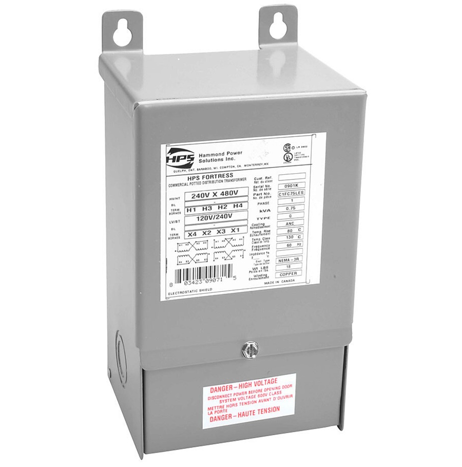 C1F002LES Hammond Power Transformer 2kVA Wall Mount Parts Distributor C1F002LES Hammond Power Transformer 2kVA Wall Mount