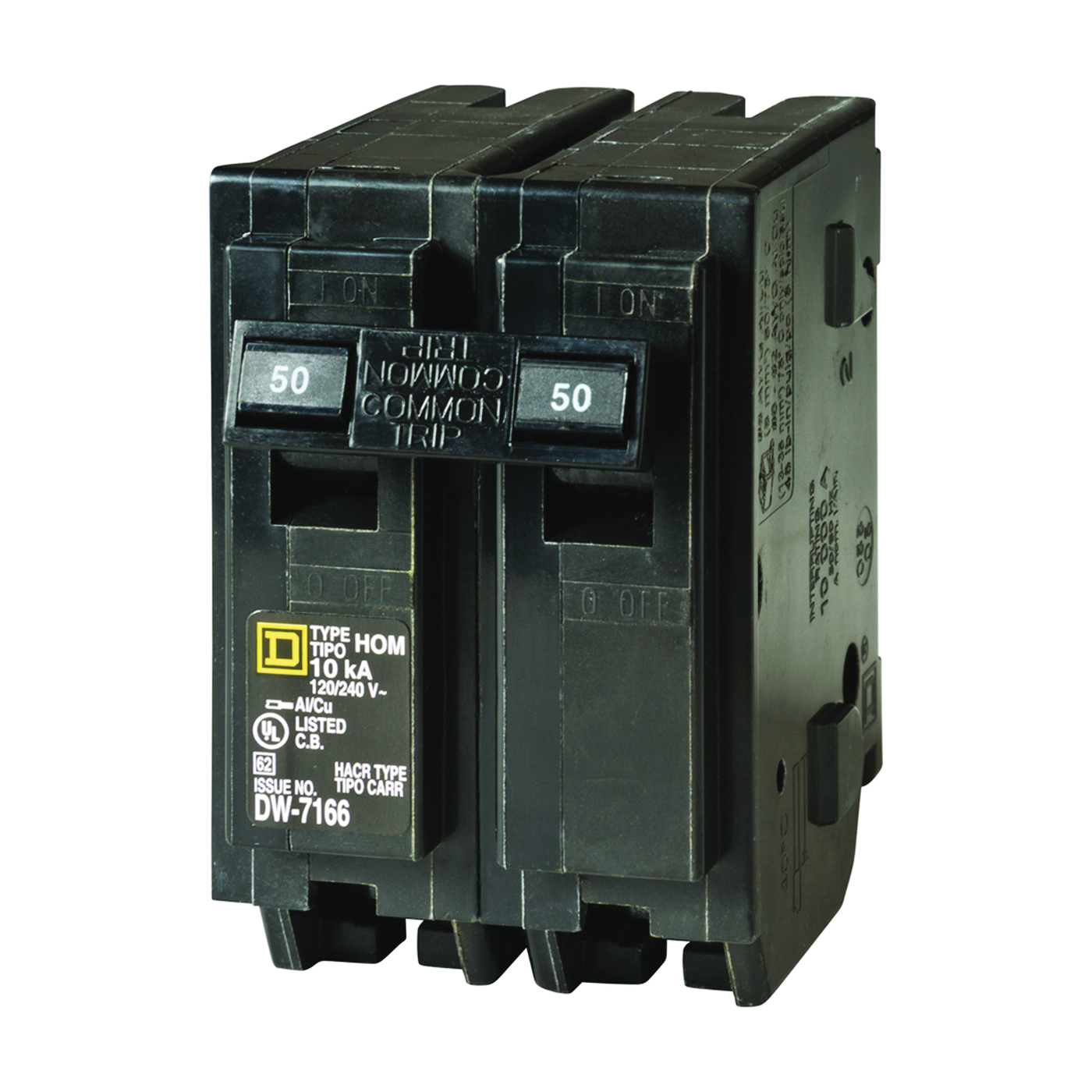 HOM250CP Square-D Circuit Breaker 50A 120V 2-Poles Parts Distributor HOM250CP Square-D Circuit Breaker 50A 120V 2-Poles