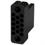 201298-1 TE Connectivity Connector Receptacle 14 Position Black Parts Distributor 201298-1 TE Connectivity Connector Receptacle 14 Position Black