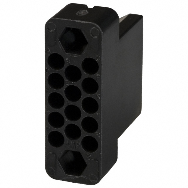 201298-1 TE Connectivity Connector Receptacle 14 Position Black Parts Distributor 201298-1 TE Connectivity Connector Receptacle 14 Position Black