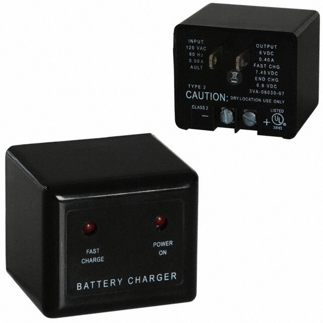 3VA0603007 SL Power Battery Charger Wall Mount 6V 400MA Parts Distributor 3VA0603007 SL Power Battery Charger Wall Mount 6V 400MA