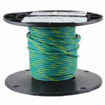 8918 189100 Belden Hook-Up Wire 18AWG Green, Yellow
