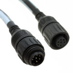 CA0162C22601012 Amphenol Circular Connector Assembly 7 Position Female Sockets to Plug