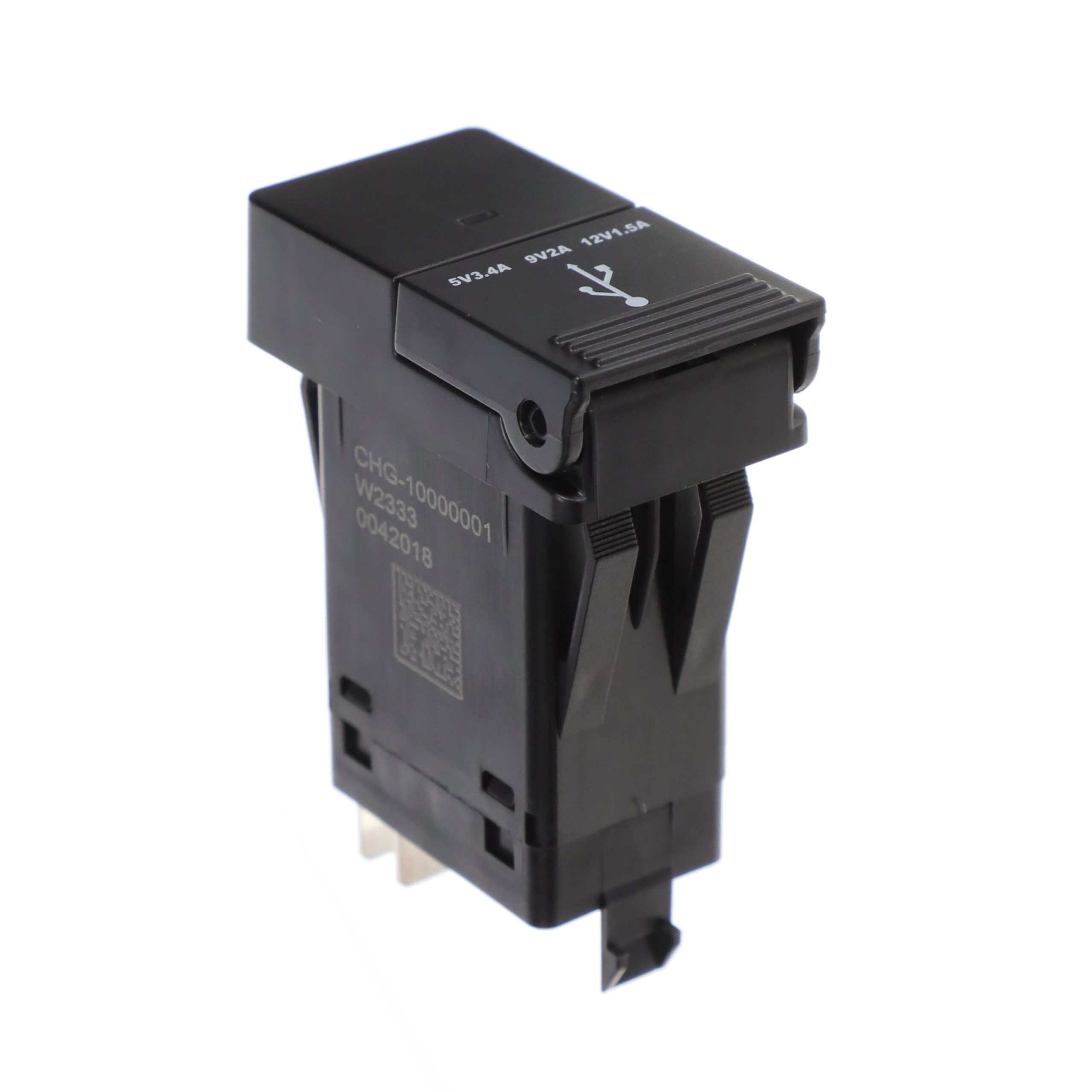 CHG-10000001 Carling Technologies Battery Charger USB In-Vehicle 3.6A Parts Distributor CHG-10000001 Carling Technologies Battery Charger USB In-Vehicle 3.6A