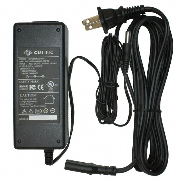 DTB240080UC-P5P-FL Bel Power Solutions Battery Charger Desktop 24V 800MA Parts Distributor DTB240080UC-P5P-FL Bel Power Solutions Battery Charger Desktop 24V 800MA