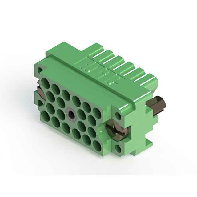 516-020-000-202 EDAC Connector Receptacle 20 Position Green Parts Distributor 516-020-000-202 EDAC Connector Receptacle 20 Position Green