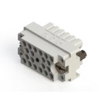516-020-000-402 EDAC Connector Receptacle 20 Position Gray Parts Distributor 516-020-000-402 EDAC Connector Receptacle 20 Position Gray