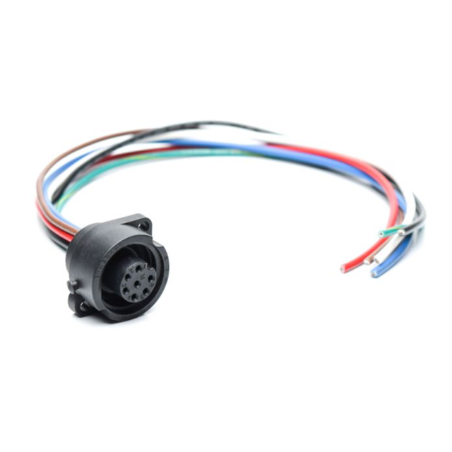 CA0161F116010 Amphenol Circular Connector Assembly 7 Position Female Sockets to Wire Leads Parts Distributor CA0161F116010 Amphenol Circular Connector Assembly 7 Position Female Sockets to Wire Leads