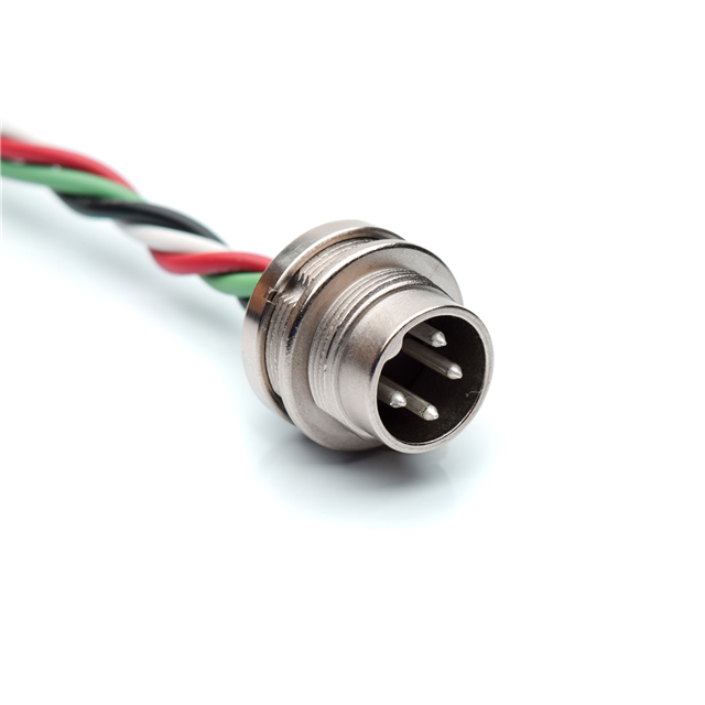 CA0911G114005 Amphenol Circular Connector Assembly 4 Position Male Pins to Wire Leads Parts Distributor CA0911G114005 Amphenol Circular Connector Assembly 4 Position Male Pins to Wire Leads