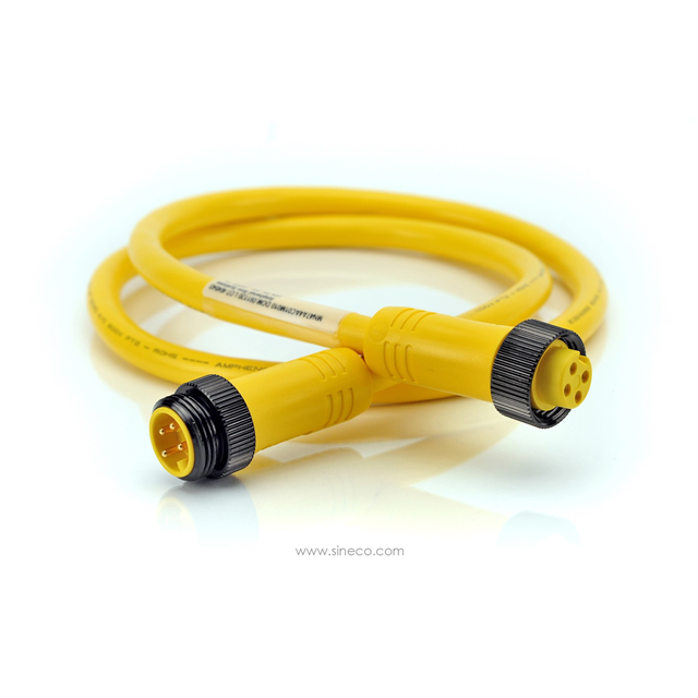 MN47A4AC01M010 Amphenol Circular Connector Assembly 4 Position Male Pins to Plug Parts Distributor MN47A4AC01M010 Amphenol Circular Connector Assembly 4 Position Male Pins to Plug