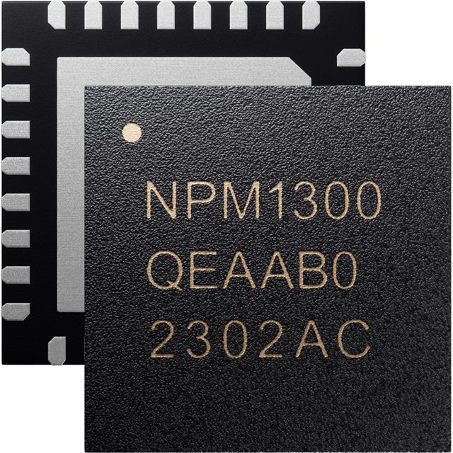 NPM1300-QEAA-R Nordic Semiconductor BMICs Lithium Ion/Polymer 32-QFN Parts Distributor NPM1300-QEAA-R Nordic Semiconductor BMICs Lithium Ion/Polymer 32-QFN