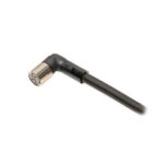 XS3F-M8PVC4A2M Omron Circular Connector Assembly 4 Position Female Sockets to Wire Leads