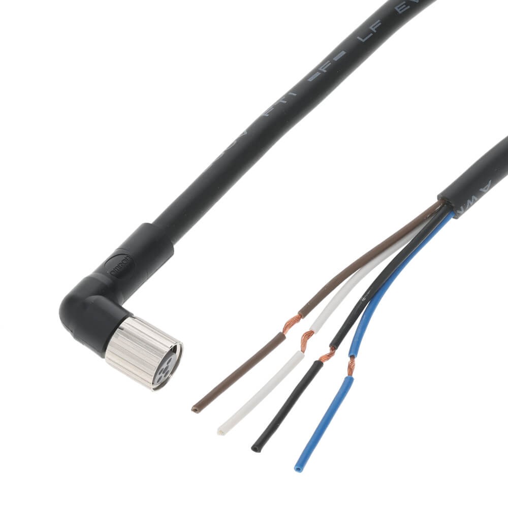 XS3F-M8PVC4A5M Omron Circular Connector Assembly 4 Position Female Sockets to Wire Leads Parts Distributor XS3F-M8PVC4A5M Omron Circular Connector Assembly 4 Position Female Sockets to Wire Leads