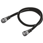 XS4W-D421-101-A Omron Circular Connector Assembly 4 Position Male Pins to Plug