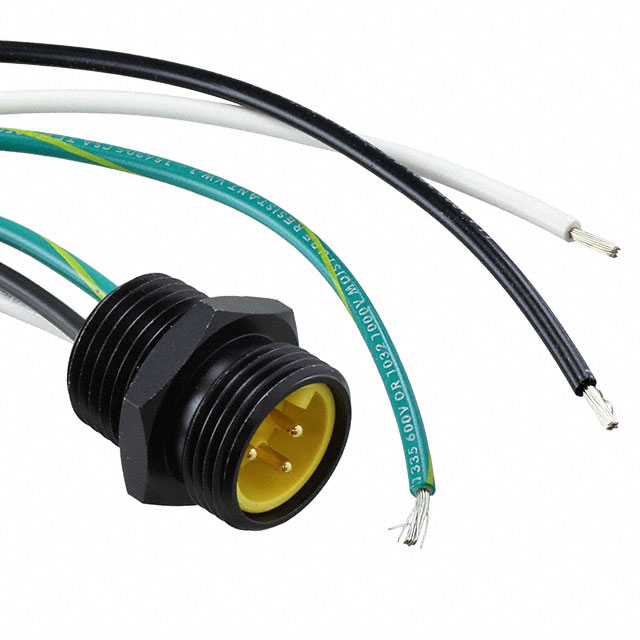 MN31PW02M010 Amphenol Circular Connector Assembly 3 Position Male Pins to Wire Leads Parts Distributor MN31PW02M010 Amphenol Circular Connector Assembly 3 Position Male Pins to Wire Leads