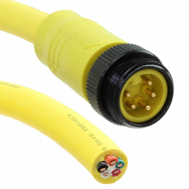 MN57AC01M050 Amphenol Circular Connector Assembly 5 Position Male Pins to Wire Leads Parts Distributor MN57AC01M050 Amphenol Circular Connector Assembly 5 Position Male Pins to Wire Leads