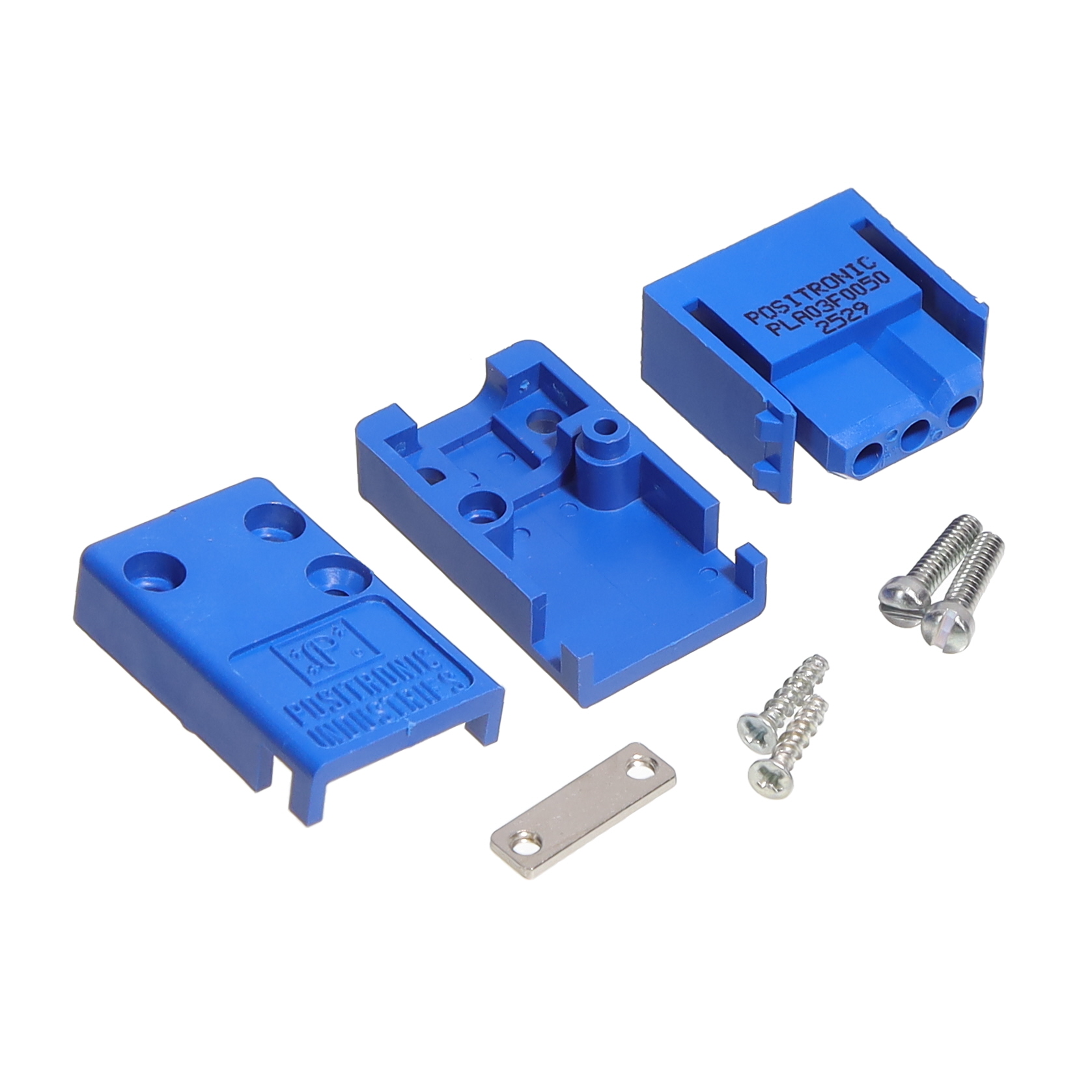 PLA03F0050 Positronic Connector Receptacle 3 Position Blue Parts Distributor PLA03F0050 Positronic Connector Receptacle 3 Position Blue