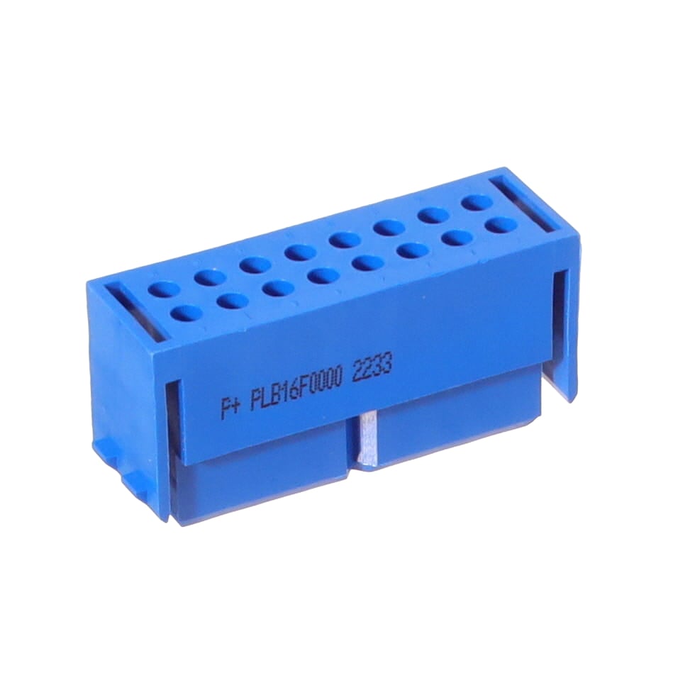 PLB16F0000 Positronic Connector Receptacle 16 Position Blue Parts Distributor PLB16F0000 Positronic Connector Receptacle 16 Position Blue