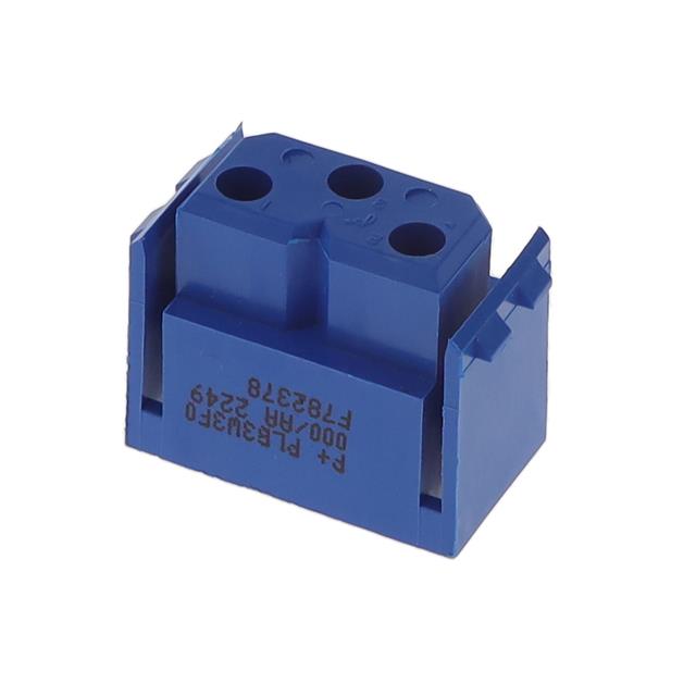 PLB3W3F0000/AA Positronic Connector Receptacle 3 Position Blue Parts Distributor PLB3W3F0000/AA Positronic Connector Receptacle 3 Position Blue