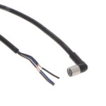 XS3F-M8PVC3A5M Omron Circular Connector Assembly 3 Position Female Sockets to Wire Leads