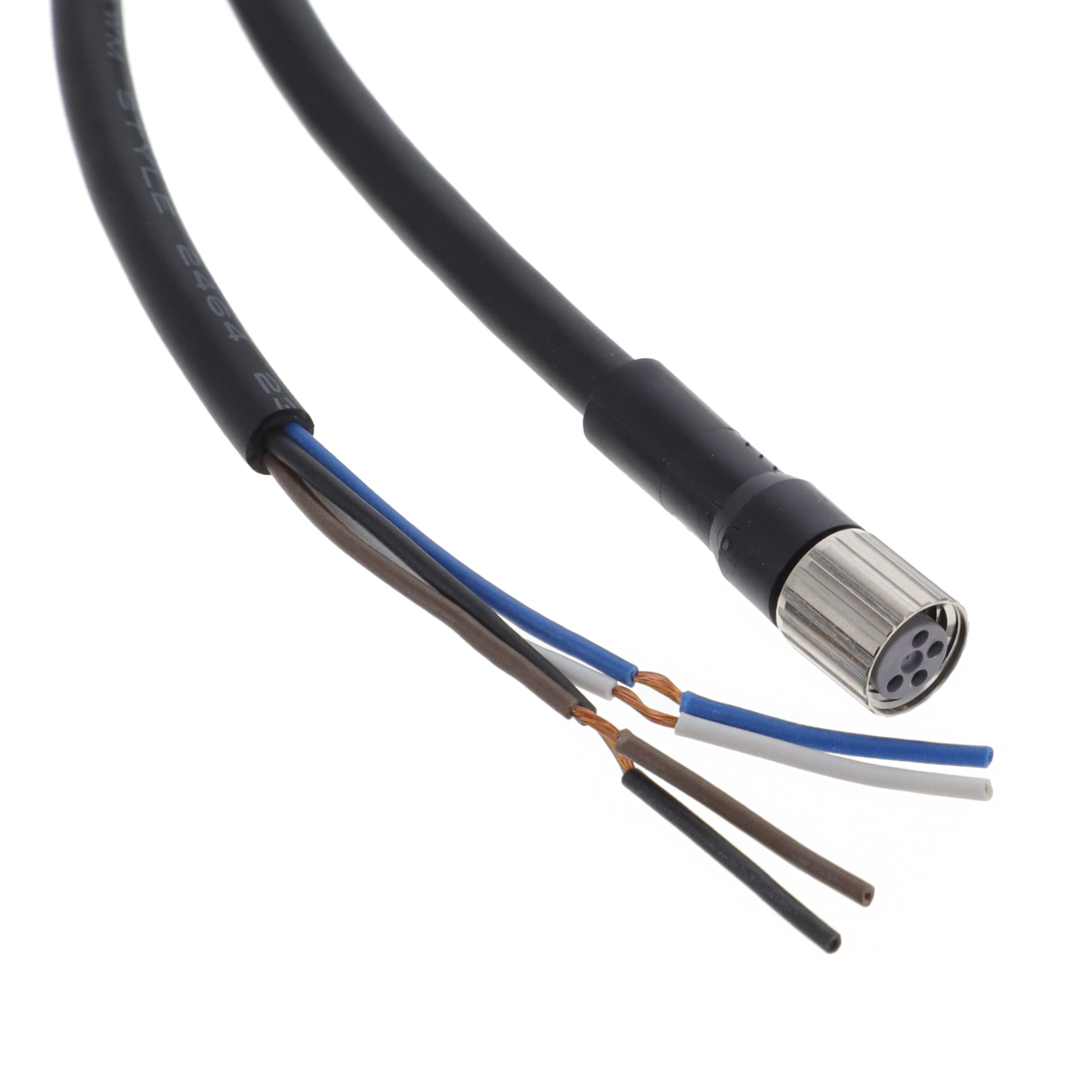 XS3F-M8PVC4S10M Omron Circular Connector Assembly 4 Position Female Sockets to Wire Leads Parts Distributor XS3F-M8PVC4S10M Omron Circular Connector Assembly 4 Position Female Sockets to Wire Leads