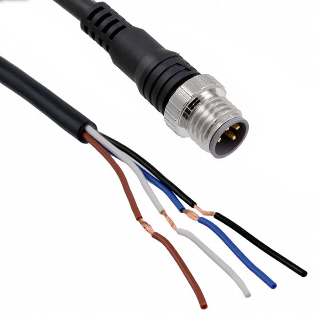 XS3H-M421-401-R Omron Circular Connector Assembly 4 Position Male Pins to Wire Leads Parts Distributor XS3H-M421-401-R Omron Circular Connector Assembly 4 Position Male Pins to Wire Leads